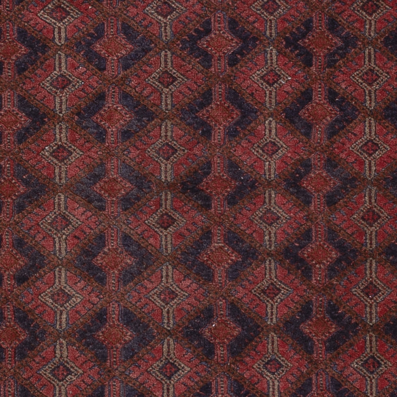 Kelim Afghan Teppich 164x197cm - dunkelrot