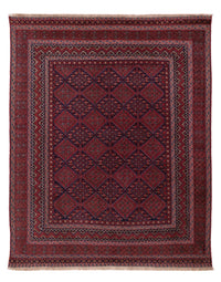 Kelim Afghan Teppich 148x192cm - dunkelrot – product image