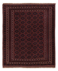 Kelim Afghan Teppich 165x197cm - dunkelrot – product image