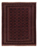 Kelim Afghan Teppich 165x197cm - dunkelrot