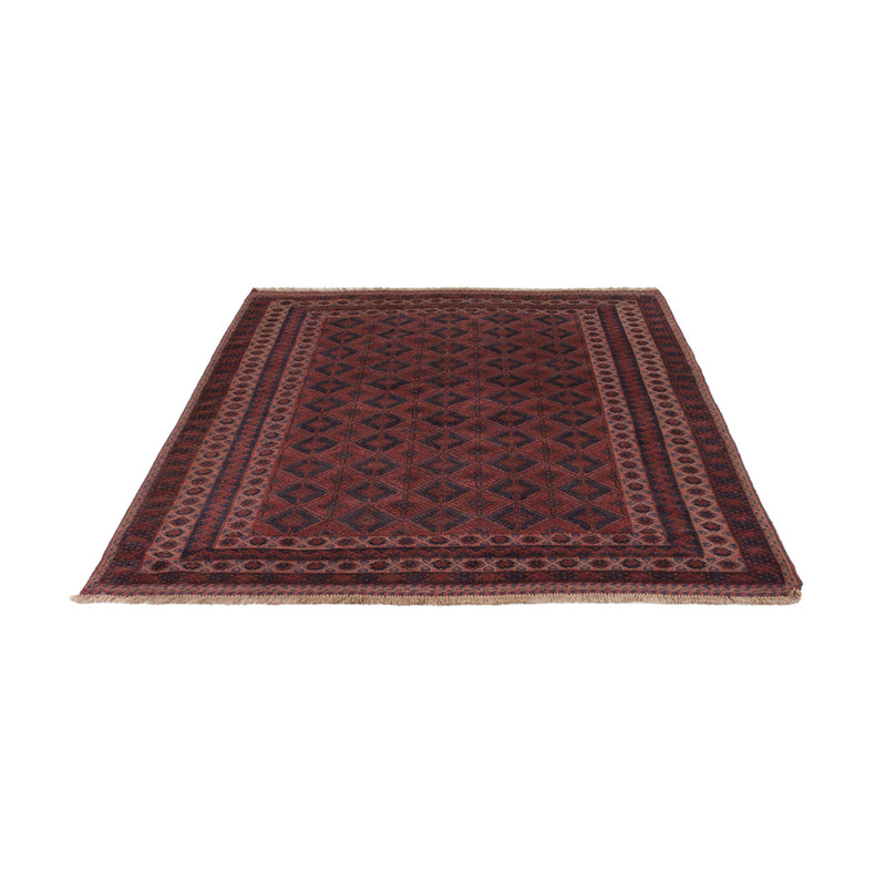 Kelim Afghan Teppich 165x197cm - dunkelrot
