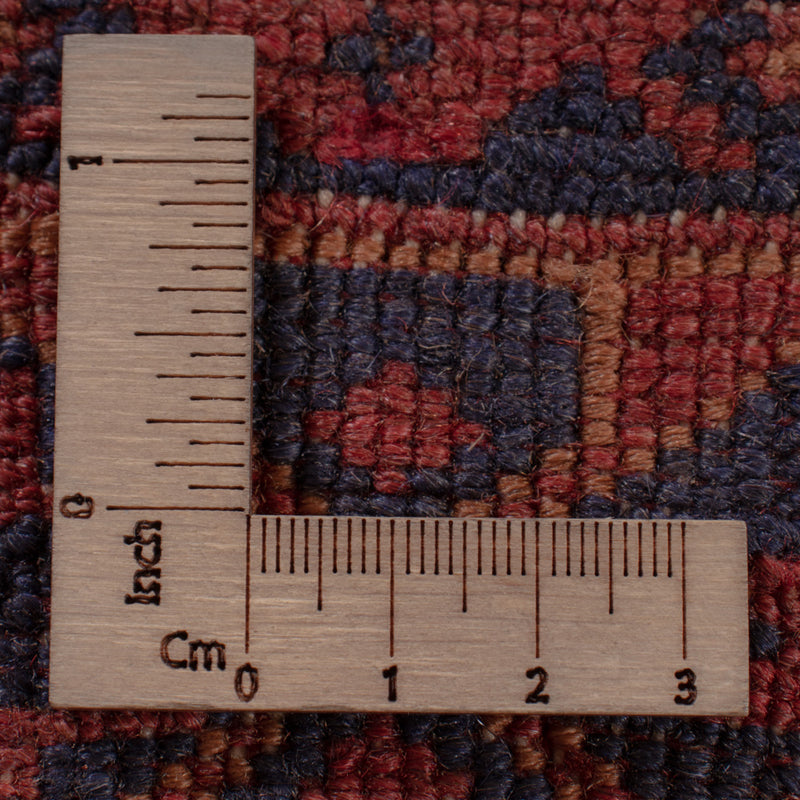 Kelim Afghan Teppich 165x197cm - dunkelrot