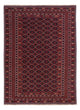 Kelim Afghan Teppich 151x209cm - dunkelrot
