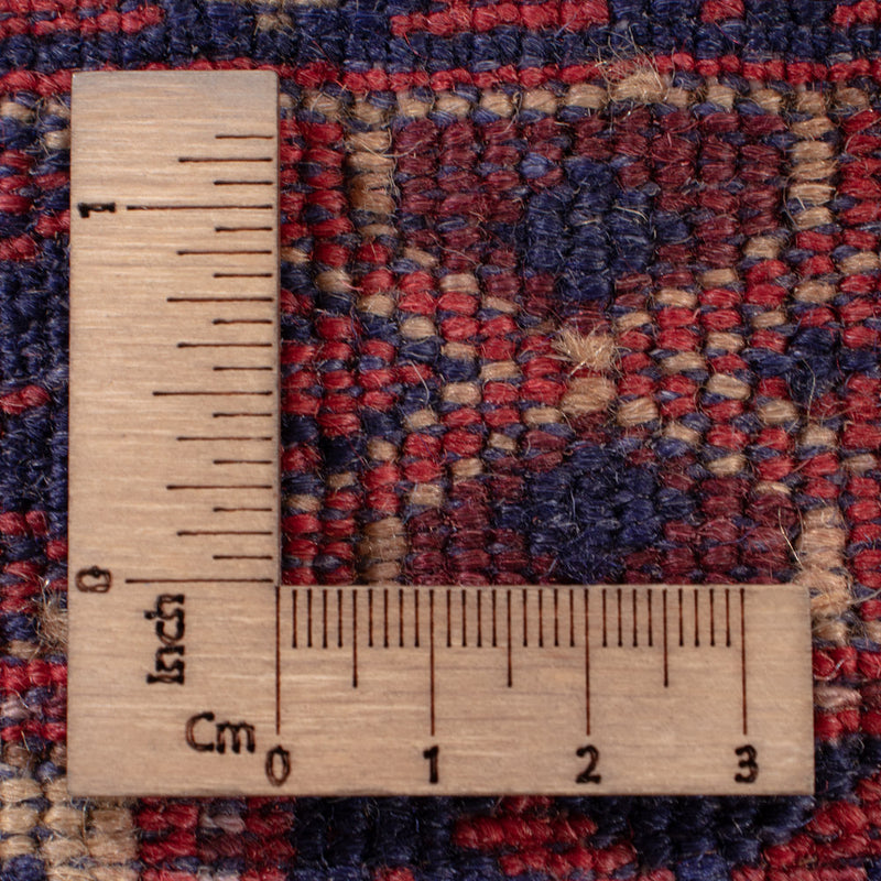Kelim Afghan Teppich 151x209cm - dunkelrot