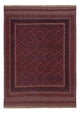 Kelim Afghan Teppich 140x193cm - dunkelrot