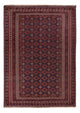 Kelim Afghan Teppich 145x206cm - dunkelrot