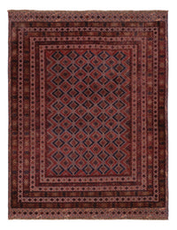 Kelim Afghan Teppich 165x205cm - dunkelrot – product image