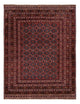 Kelim Afghan Teppich 165x205cm - dunkelrot