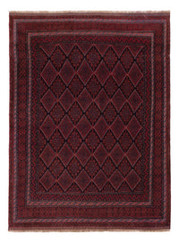 Kelim Afghan Teppich 146x197cm - dunkelrot – product image