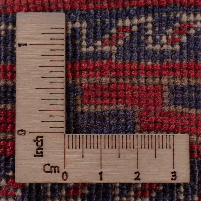 Kelim Afghan Teppich 146x197cm - dunkelrot