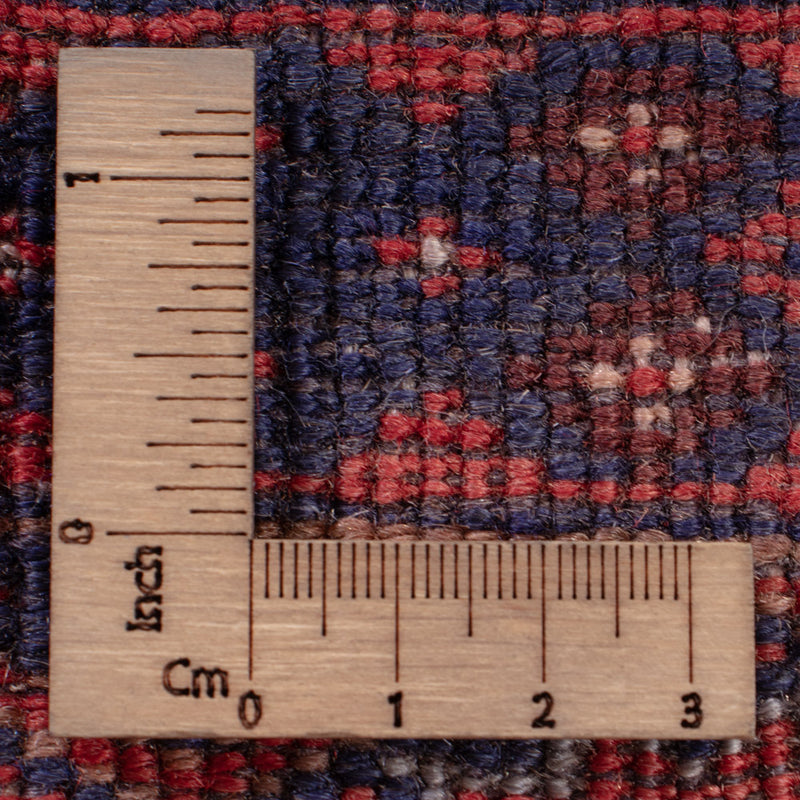 Kelim Afghan Teppich 156x197cm - dunkelrot