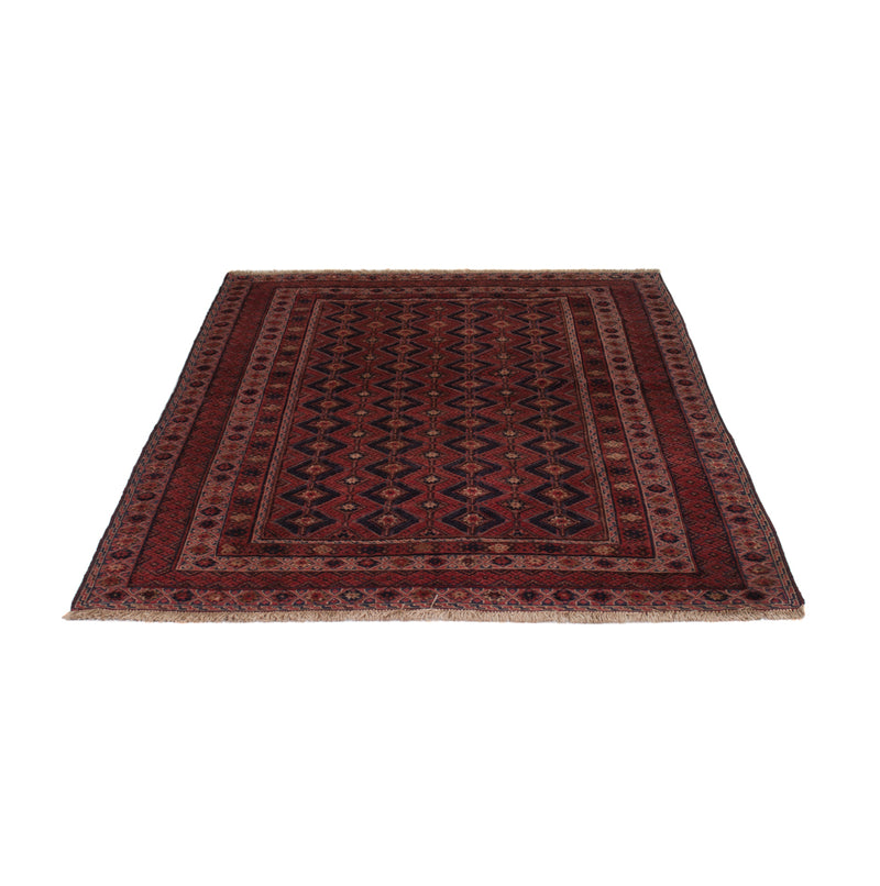 Kelim Afghan Teppich 146x197cm - dunkelrot