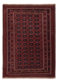 Kelim Afghan Teppich 156x206cm - dunkelrot – product image