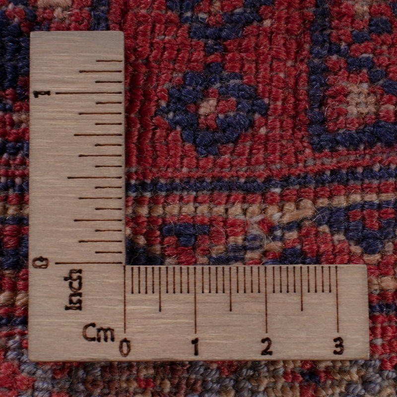 Kelim Afghan Teppich 156x206cm - dunkelrot