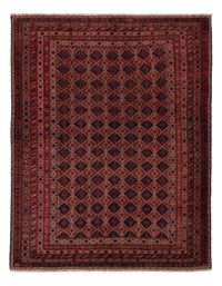 Kelim Afghan Teppich 166x206cm - dunkelrot – product image