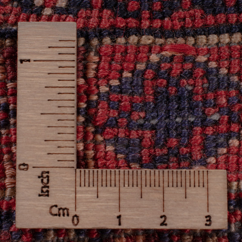 Kelim Afghan Teppich 166x206cm - dunkelrot