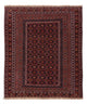 Kelim Afghan Teppich 157x189cm - dunkelrot