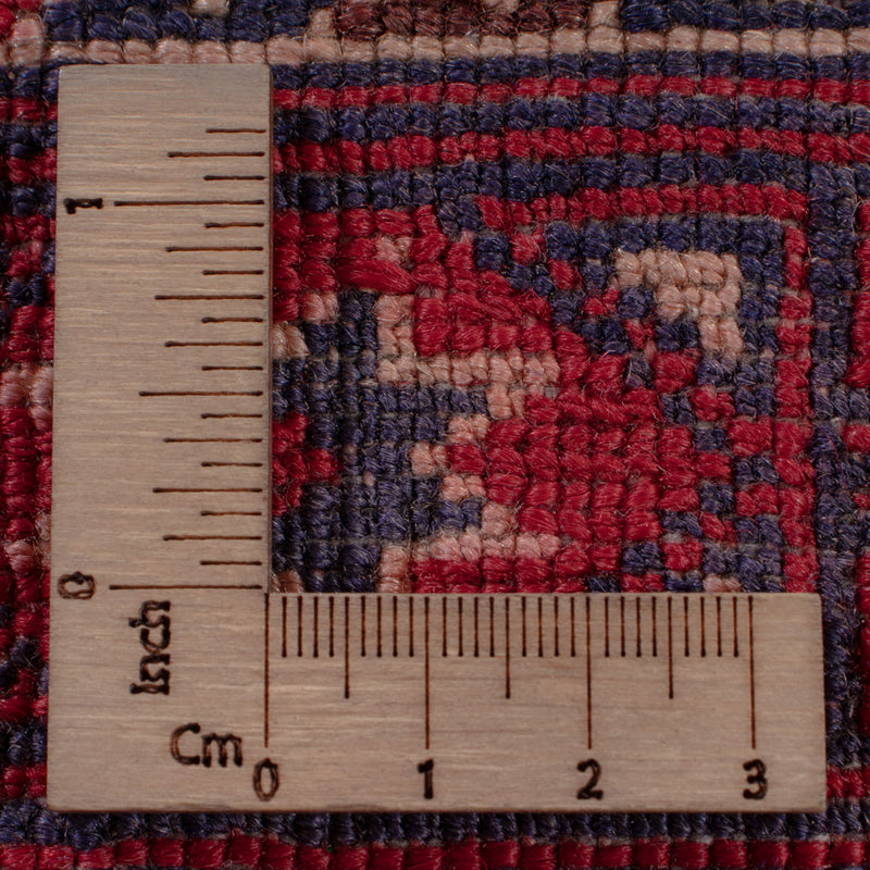 Kelim Afghan Teppich 155x184cm - dunkelrot