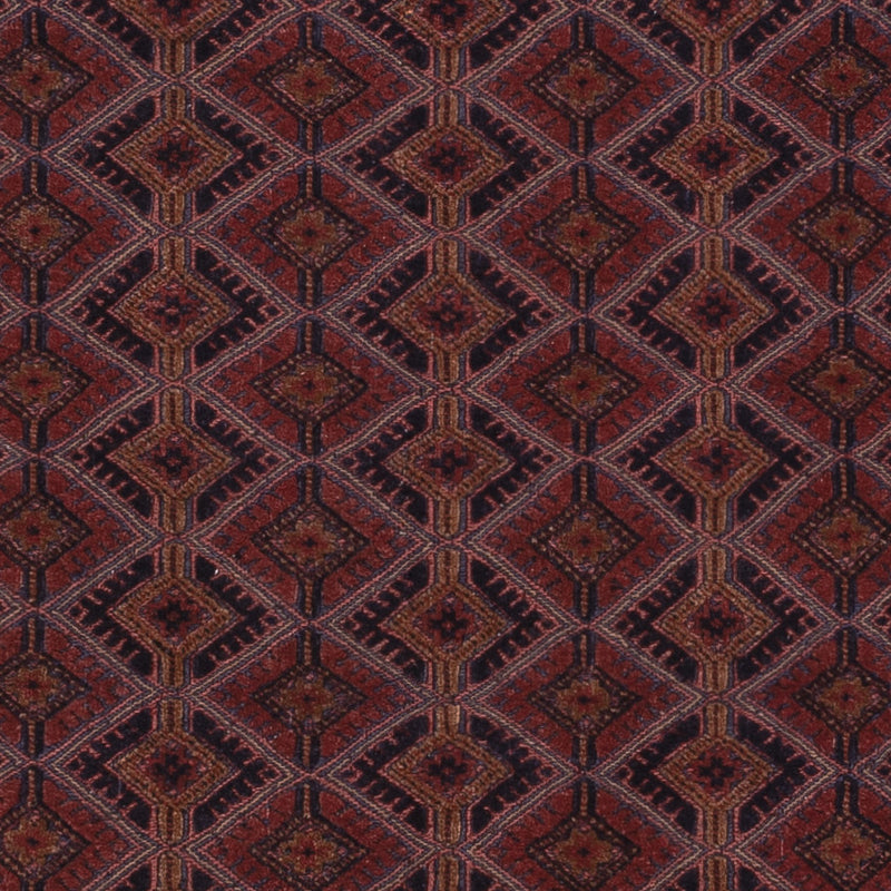 Kelim Afghan Teppich 146x193cm - dunkelrot
