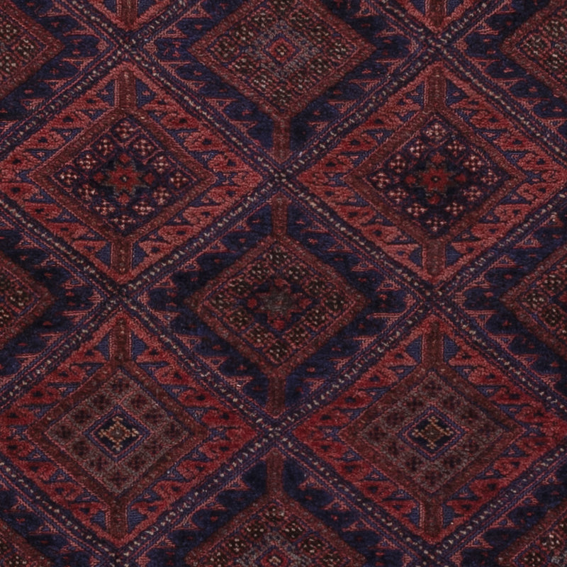 Kelim Afghan Teppich 156x198cm - dunkelrot