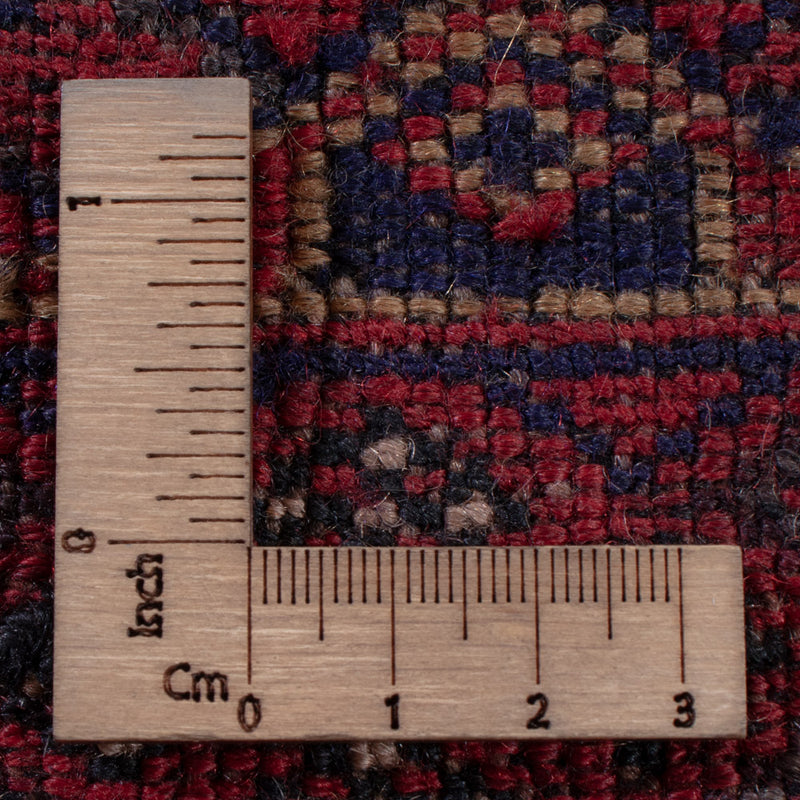 Kelim Afghan Teppich 156x198cm - dunkelrot
