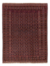 Kelim Afghan Teppich 150x192cm - dunkelrot – product image