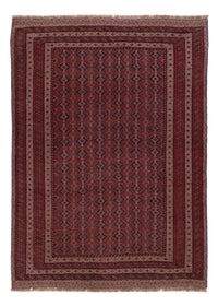 Kelim Afghan Teppich 145x205cm - dunkelrot – product image