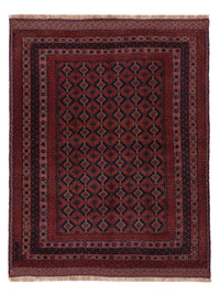 Kelim Afghan Teppich 145x193cm - dunkelrot – product image