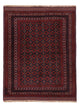 Kelim Afghan Teppich 145x193cm - dunkelrot