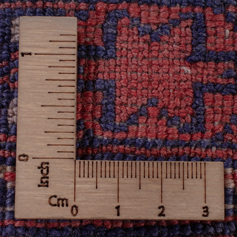 Kelim Afghan Teppich 159x170cm - dunkelrot