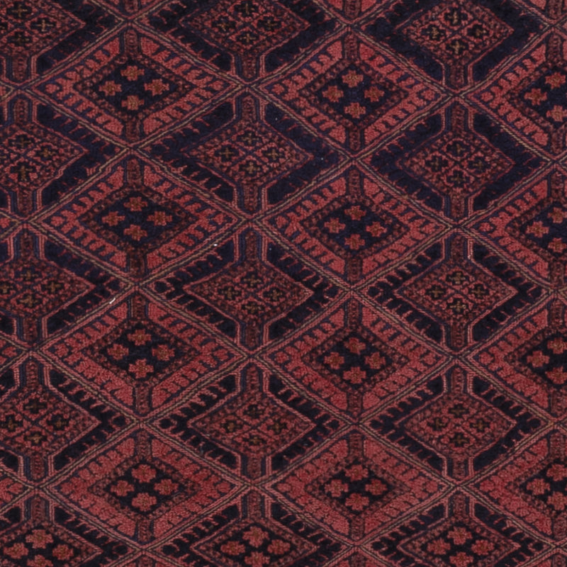 Kelim Afghan Teppich 158x224cm - dunkelrot
