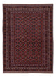 Kelim Afghan Teppich 144x200cm - dunkelrot