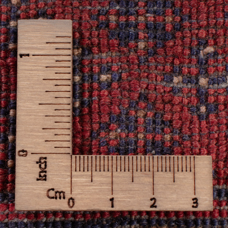 Kelim Afghan Teppich 131x180cm - dunkelrot