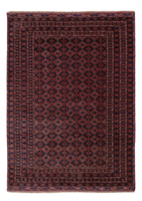 Kelim Afghan Teppich 145x208cm - dunkelrot – product image