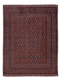 Kelim Afghan Teppich 152x204cm - dunkelrot – product image
