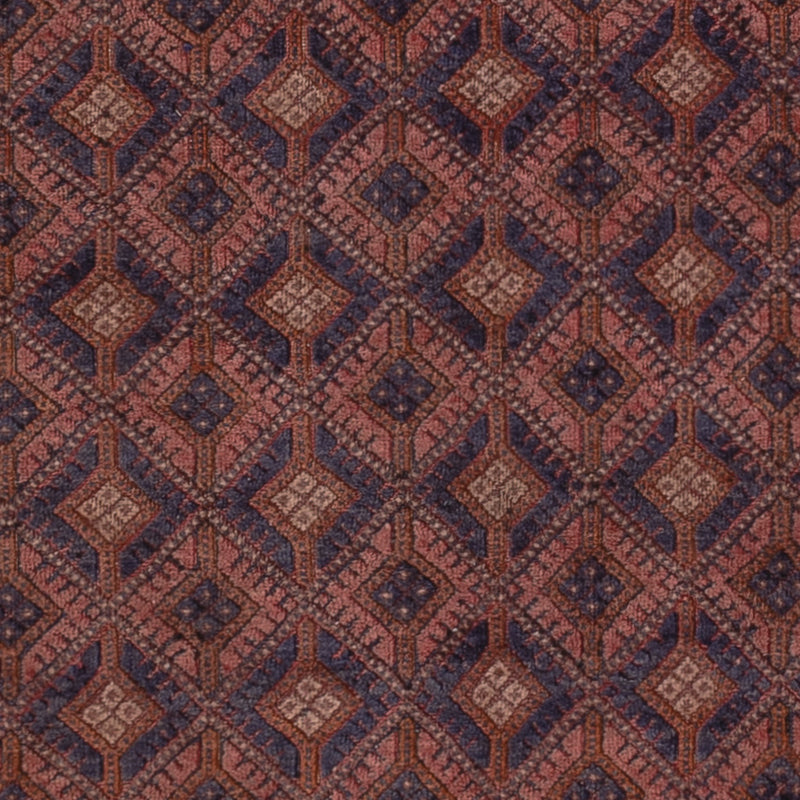 Kelim Afghan Teppich 152x204cm - dunkelrot