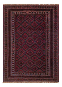 Kelim Afghan Teppich 145x195cm - dunkelrot – product image