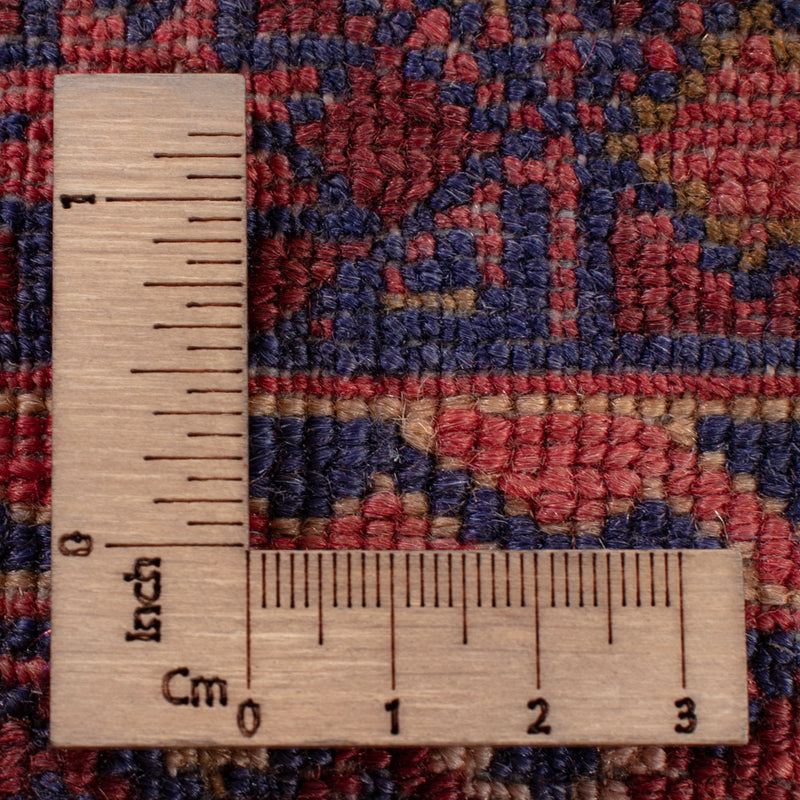 Kelim Afghan Teppich 158x183cm - dunkelrot