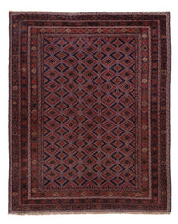 Kelim Afghan Teppich 146x178cm - dunkelrot – product image