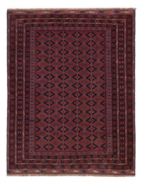 Kelim Afghan Teppich 155x202cm - dunkelrot – product image