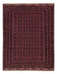 Kelim Afghan Teppich 155x202cm - dunkelrot