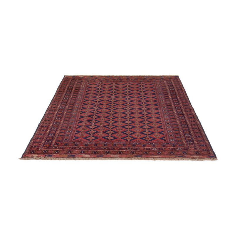 Kelim Afghan Teppich 155x202cm - dunkelrot