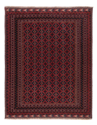 Kelim Afghan Teppich 161x201cm - dunkelrot – product image