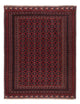 Kelim Afghan Teppich 161x201cm - dunkelrot