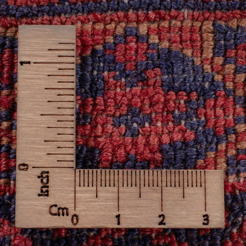 Kelim Afghan Teppich 158x196cm - dunkelrot