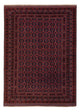 Kelim Afghan Teppich 149x203cm - dunkelrot