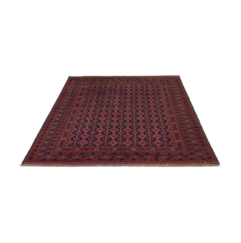 Kelim Afghan Teppich 149x203cm - dunkelrot