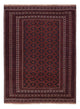 Kelim Afghan Teppich 152x202cm - dunkelrot