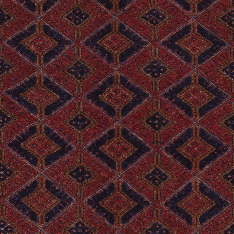 Kelim Afghan Teppich 152x202cm - dunkelrot
