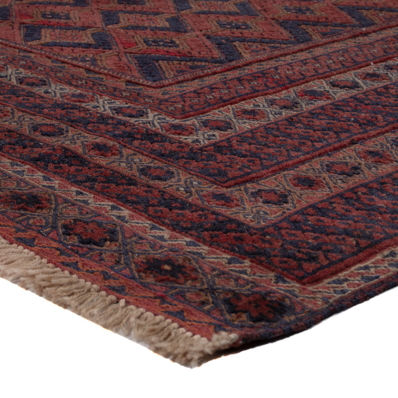 Kelim Afghan Teppich 152x202cm - dunkelrot